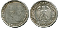 Deutsches Reich - Drittes Reich, 5 Reichsmark 1935 E, Hindenburg ohne Ha... 14,50 EUR  zzgl. 6,00 EUR Versand