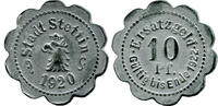 Pommern, 10 Pfennig 1922, Stettin - Stadt, vz- 7,00 EUR  zzgl. 6,00 EUR Versand