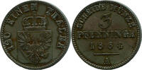 Preußen, 3 Pfenninge 1864 A, Wilhelm I., 1861-1888, ss 3,00 EUR  zzgl. 6,00 EUR Versand
