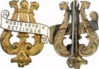 Betzingen (Reutlingen), Teilemailliertes Hohlblechabzeichen Musikverein -