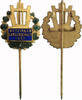 Betzingen (Reutlingen), Teilemailliertes Abzeichen an langer Nadel Sängerschaft 1837, -