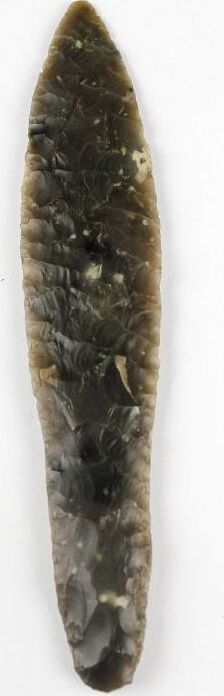 Ancient art Beautiful Danish Neolithic silex Lancet dagger, c. 2200 BC ...