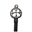 Medieval & later artifacts  Attractive Venetian iron key, c. 15th. century AD