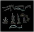 Ancient art  Nice collection of ancient 6 Roman and greek bronze fibulas