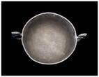 Medieval & later artifacts  Rare North German pewter bowl w handles, East Frisia, c. 1740