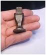 Medieval & later artifacts  Massive early Heraldic iron seal, Middle European, 17th. century