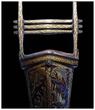 Medieval & later artifacts  Lovely Indian Rajasthan gilt Katar w Openwork hilt, 18th.-19th. cent.