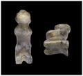 Ancient art  Fine Pre-Columbian Olmec jadeite stone figure of worshipper