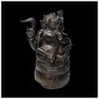 Medieval & later artifacts  Attractive bronze figure of Ganesha, South India, 17th.-18th. century