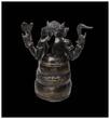 Medieval & later artifacts  Attractive bronze figure of Ganesha, South India, 17th.-18th. century