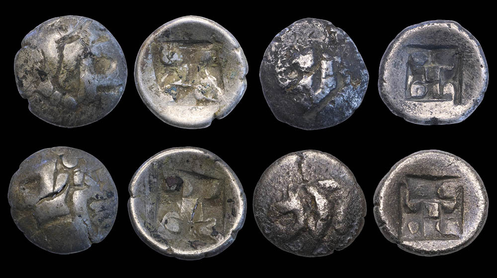 Medieval & later coins Indonesia, java: Lot of 4 silver Units ...
