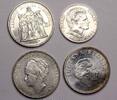 Modern coins Lot of large modern silver crowns, Holland 2 1/2 Gulden and France! -