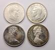 Modern coins Lot of large old silver crowns: Belgium 5 Francs 1968 (Nice VF!), Spain 5 Pecetas 1875 -
