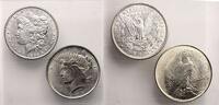 Modern coins USA: Pair of nice silver dollars, dollar from 1886 & 1922 -