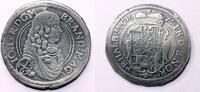 Modern coins German States, Brandenburg Johann Friedrich 1/6 Taler silver 1676 -