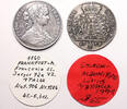 Modern coins German States: Pair of silver talers, Frankfurt 1860 and Saxony 1779 -
