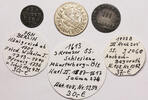 Modern coins German States, Set of three early and choice silver coins 17th.-18th. century! -