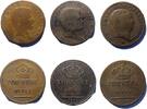Modern coins Italian States: Large Napoli 10 Tonesi 1825,1831 and 1833 (3) - choice! -