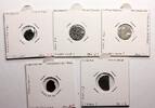 Medieval & later coins italian States: Lot of 5 scarcer medieval coins from Salerno, Guadiagrale, Fermo and Genova -