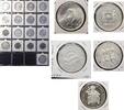 Modern coins Italy / San Marino: Collection of 17 large silver and brass 1000 and 10.000 Lire coins UNC-BU! (17) -