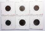 Modern coins Vatican city / Papal state: Coll. of 5 & 10 centesimo 1929-1940, 6 pcs. in VF to BU! -