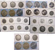 Modern coins France: Entire collection 'dealers retail' of 273 large coins, many silver! 19th.-20th. cent. -