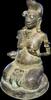 Asian art bronze Lovely large  figure of pregnant woman, Eastern Java, Majapahit