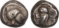 Ancient coins AR tetradrachm Greek coins: Rare early Attica Athens silver Good VF!
