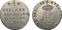 Modern coins Norway: 1/5 silver speciedaler 1797 in about unc. - RRR in this quality! -