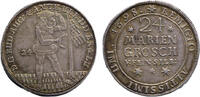 Medieval & later coins German States: Braunschweig Wolfenbüttel 24 Mariengroschen 1698 - superb EF! -