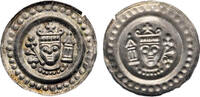 Medieval & later coins Germany, medieval period: Friedrich II. von Hohenstauffen, 1215-1250, AR Bracteate 1220/1250 - Unc.! -