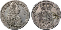 Medieval & later coins Denmark: Christian VI (1730-1746) AR silver 24 skilling 1732, Good VF and toned! -