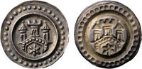 Medieval & later coins German states: Konradin von Hohenstaufen, 1254-1268 AR bracteate of Ravensburg - Choice EF! -