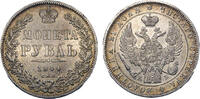 Medieval & later coins Russia, Poland Occupation 1 AR silver rouble 1844 - About EF with iridescent toning -