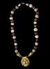 Ancient art Ancient Hellenistic gold, quartz and carnelian necklace, costumized -