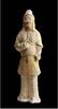 Asian art Large Chinese Sui dynasty tomb pottery soldier, 581-618 AD -