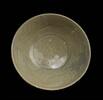 Asian art Antique Chinese Song Dynasty Celadon Bowl with Incised Floral Patterns -