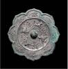 Asian art Silvered octofoil scholar mirror, Chinese Tang Dynasty (618 - 907 AD) -