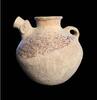Ancient art Indus Valley Rams Head spouted pottery jar, Bronzeage 3rd. mill. BC -