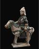 Asian art Choice Ming Dynasty pottery Mounted Warrior, 1678-1644 -