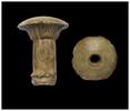 Ancient art Rare faience lid or stopper from a New Years flask, Egypt, 664525 B.C -