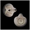 Ancient art Fine intact Egyptian pottery Frog oil lamp, 1st.3rd. century AD -