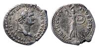 Ancient coins Roman Imperial: High grade Domitian AR silver denarius with Minerva -