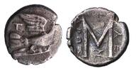 Ancient coins Greek coins: SIKYONIA, Sikyon. Circa 100-60 BC. AR Triobol â Hemidrachm -