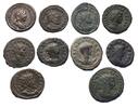 Ancient coins Roman Imperial: Coll. of 10 better antoninianus, incl. Carinus, Diocletian, Aurelian, Severina, Gallienus and Victorinus -
