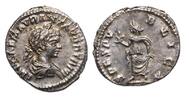 Ancient coins Roman Imperial: Exceptional Caracalla as Caesar AR silver denarius w Spes -