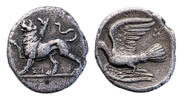 Ancient coins Greek coins: SIKYONIA, Sikyon. Circa 330/20-280 BC. AR Triobol â Hemidrachm - choice! -