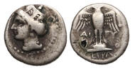Ancient coins Greek coins: PONTOS, Amisos. Circa 370-300 BC. AR Drachm -