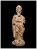 Medieval & later artifacts Lovely Christian wood carving figure Renaissance, c. 15th.-16th. cent. -
