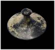 Ancient art Attractive European bronze shield brooch, Bronzeage 1st. mill. BC -